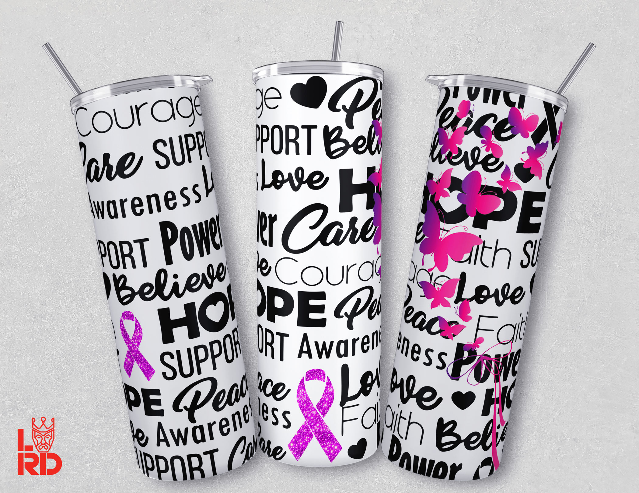 20 oz Skinny Tumbler Sublimation, Design for Straight and Tapered, PNG