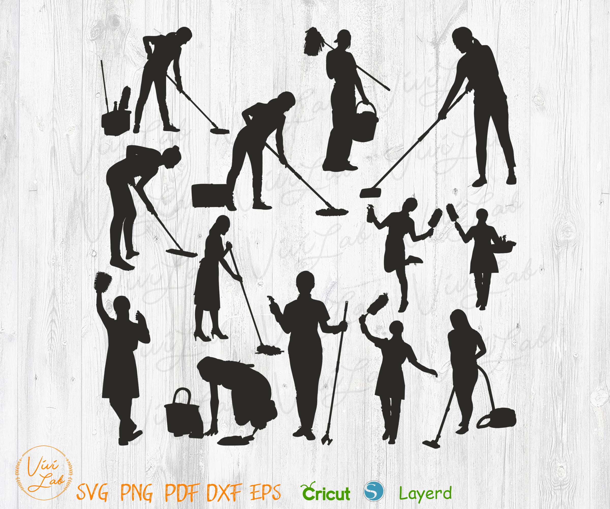 Proud Member Of An Awesome Housekeeping Team Home Cleaning House Quotes  In Bw SVG JPG PNG Vector Designs Clipart Cricut Silhouette Cutting