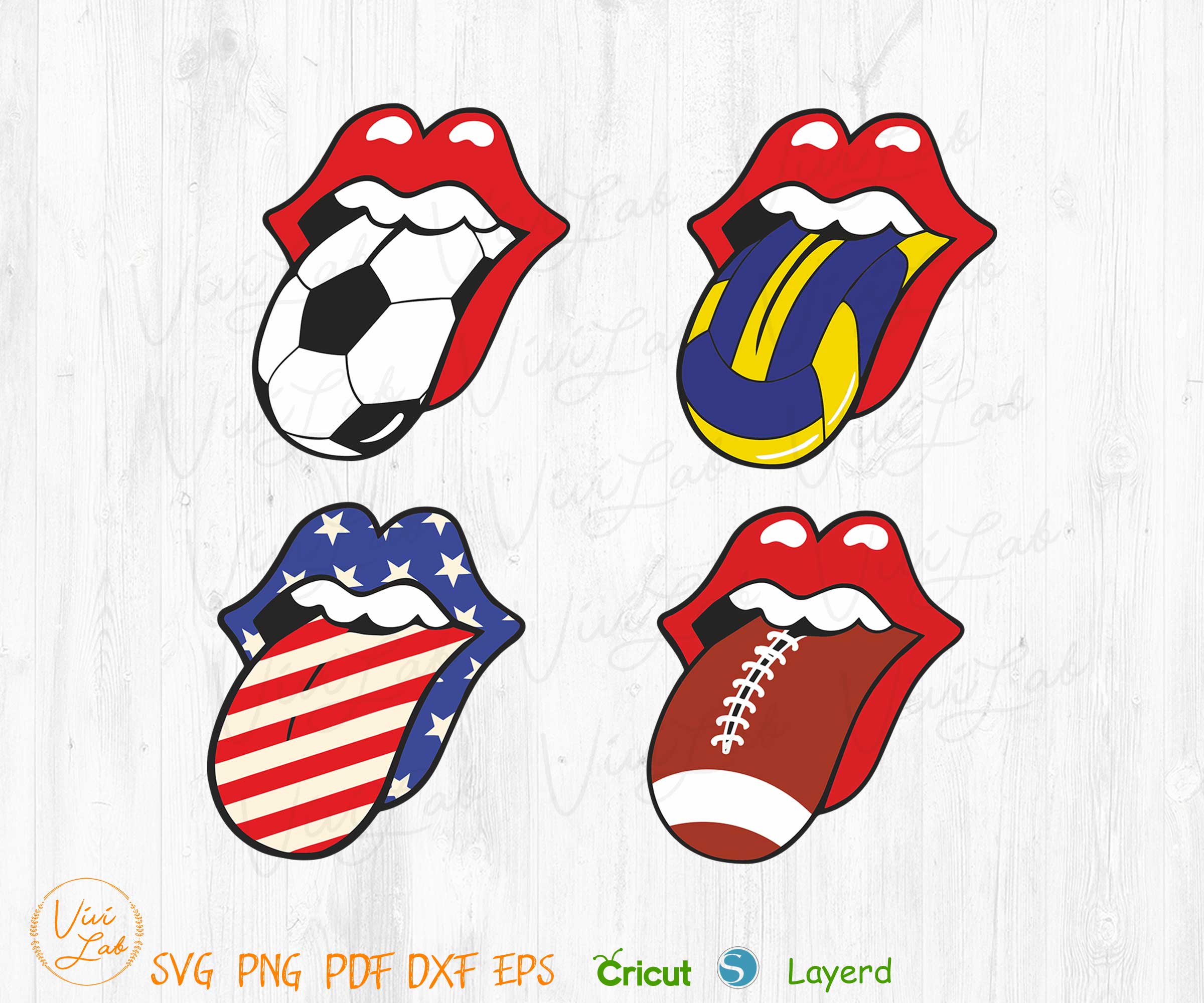 Lips With Tongue svg png clipart