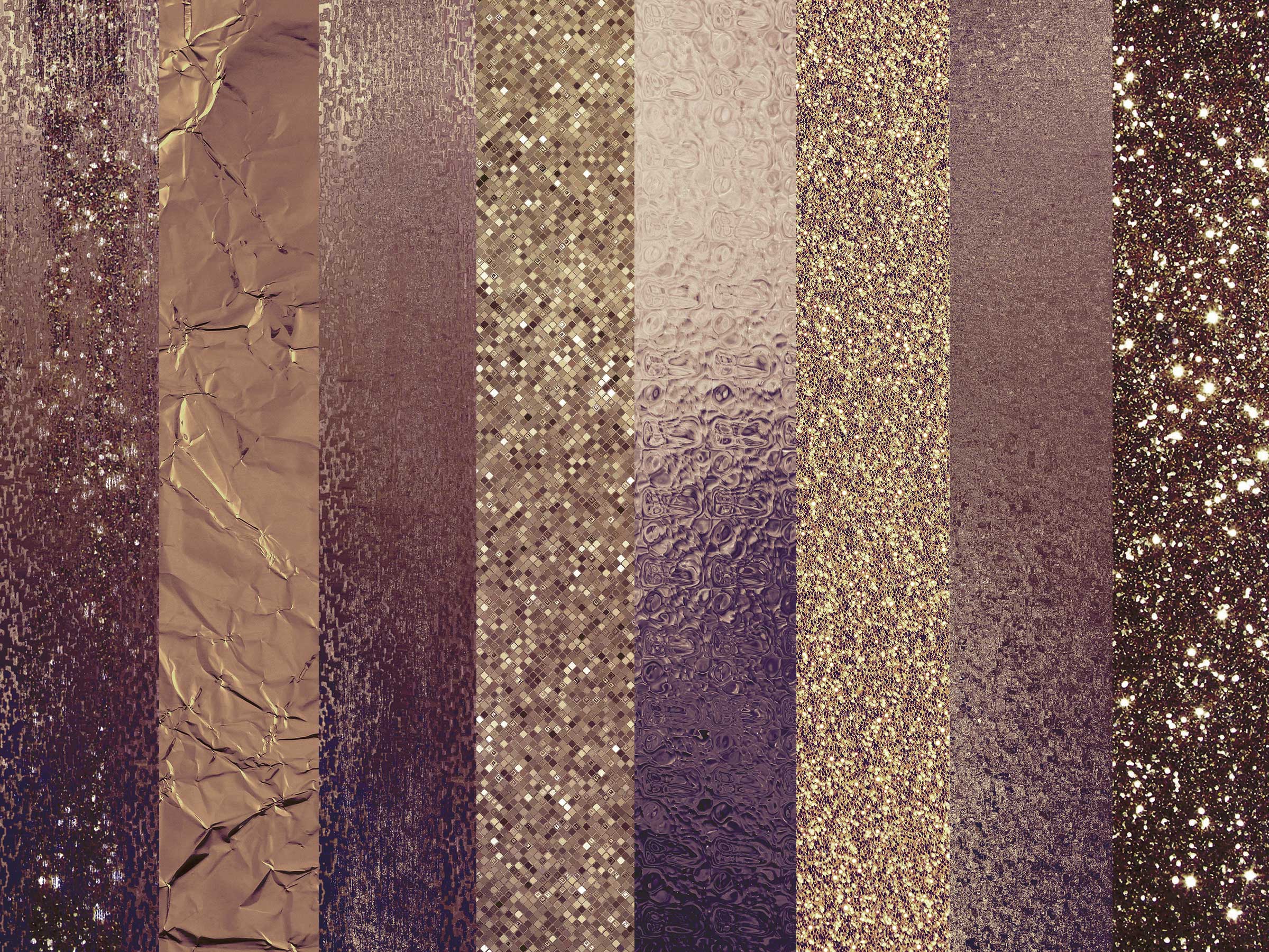 Bronze Foil and Glitter Textures