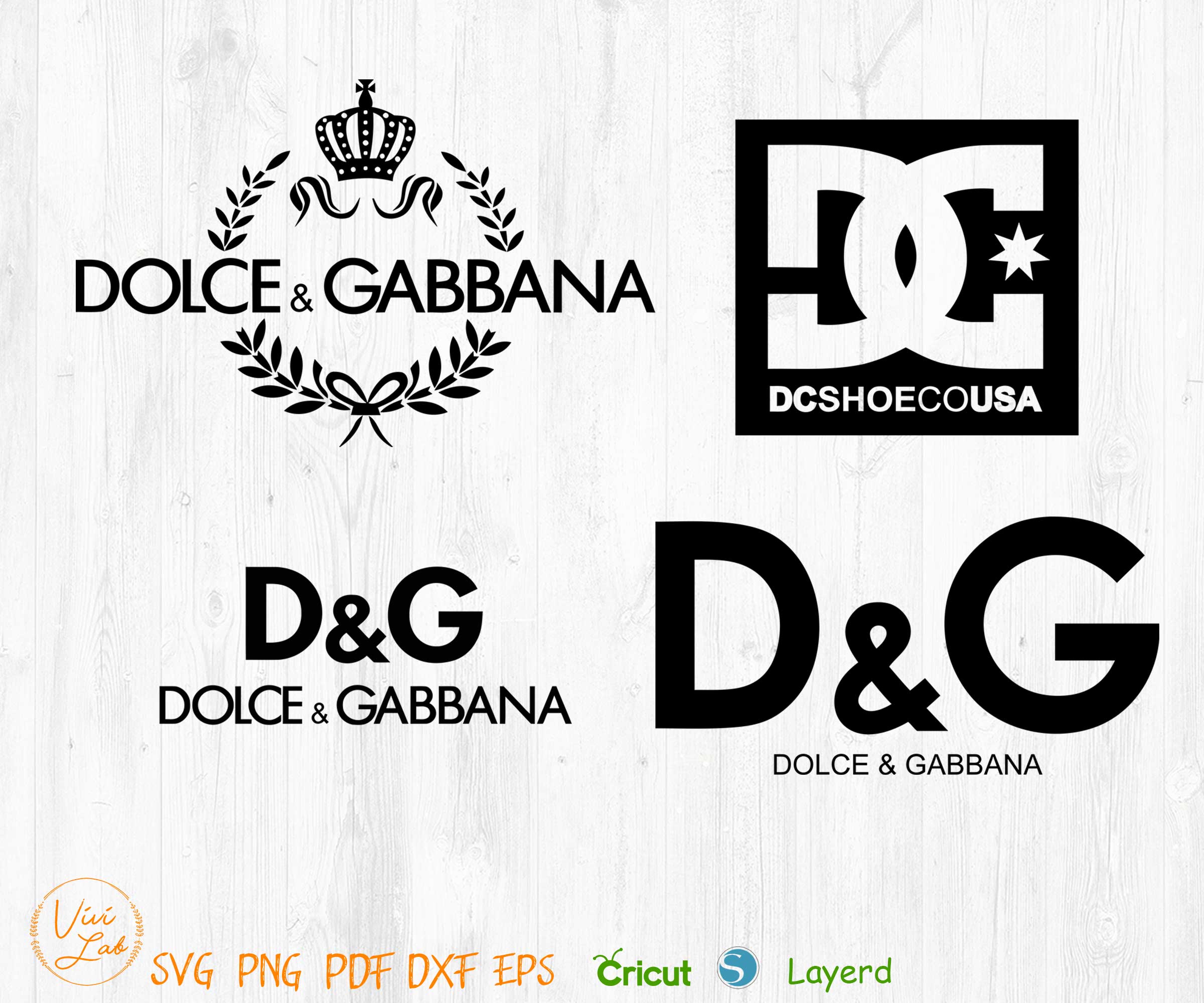 D and G logo svg png vector