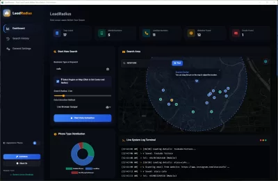 LeadRadius – Local Business Lead Finder for Windows